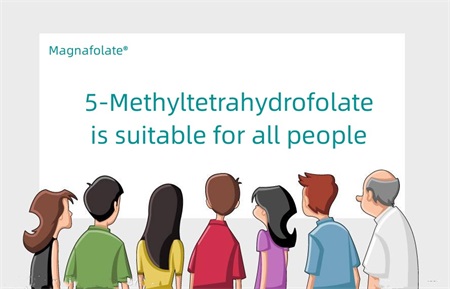 5-Methyltetrahydrofolaat is geschikt voor alle mensen