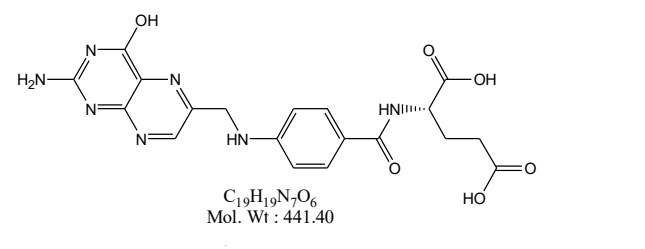 Foliumzuurclassificatie - synthetisch foliumzuur